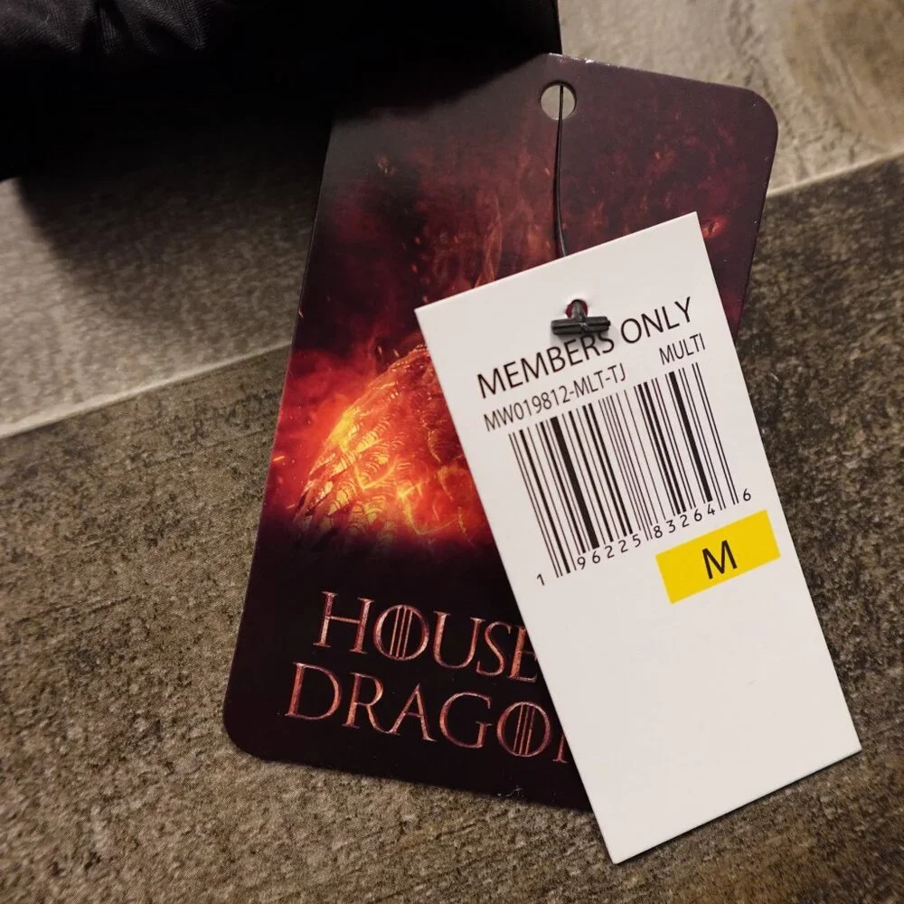Members Only HBO Game of‎ Thrones House of the Dragon Windbreaker Jacket medium